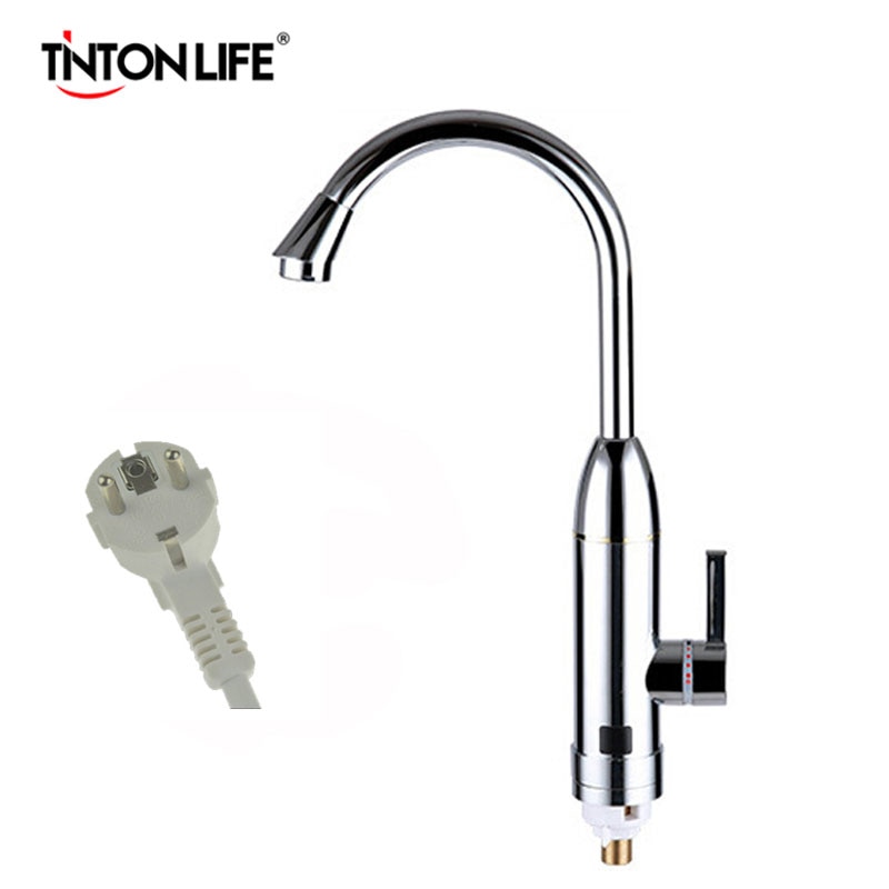 ƾ   ¼     ݵ      νƮ ¼/TINTON LIFE Electric Water Heater Faucet WaterElectric Wall Cold Hot Dual-Use Intelligent Dig
